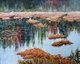 BETWEEN LAND AND SKY 14X11 OIL