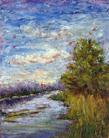 FLOWING 8x10 oil